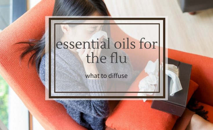 essential oils for the flu what to diffuse woman sick